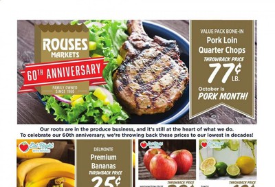 Rouses Markets Weekly Ad Flyer September 30 to October 7