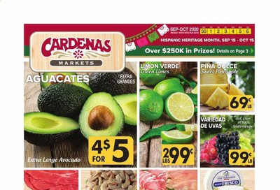 Cardenas Weekly Ad Flyer September 30 to October 6