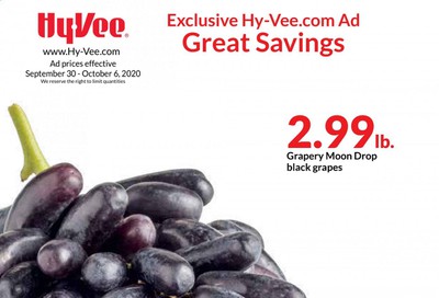 Hy-Vee (IA, IL, KS, MO) Weekly Ad Flyer September 30 to October 6