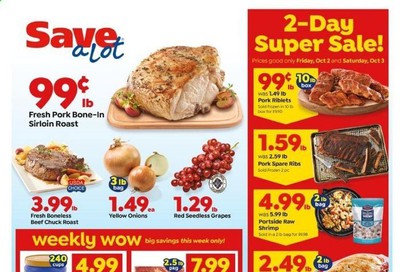 Save a Lot Weekly Ad Flyer September 30 to October 6
