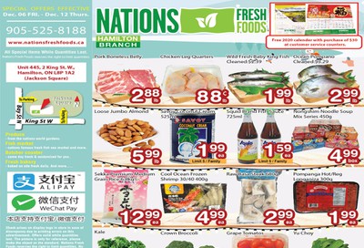 Nations Fresh Foods (Hamilton) Flyer December 6 to 12