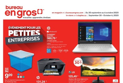 Bureau En Gros Flyer September 30 to October 6