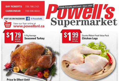 Powell's Supermarket Flyer October 1 to 7