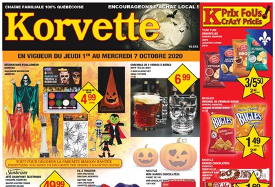 Korvette Flyer October 1 to 7