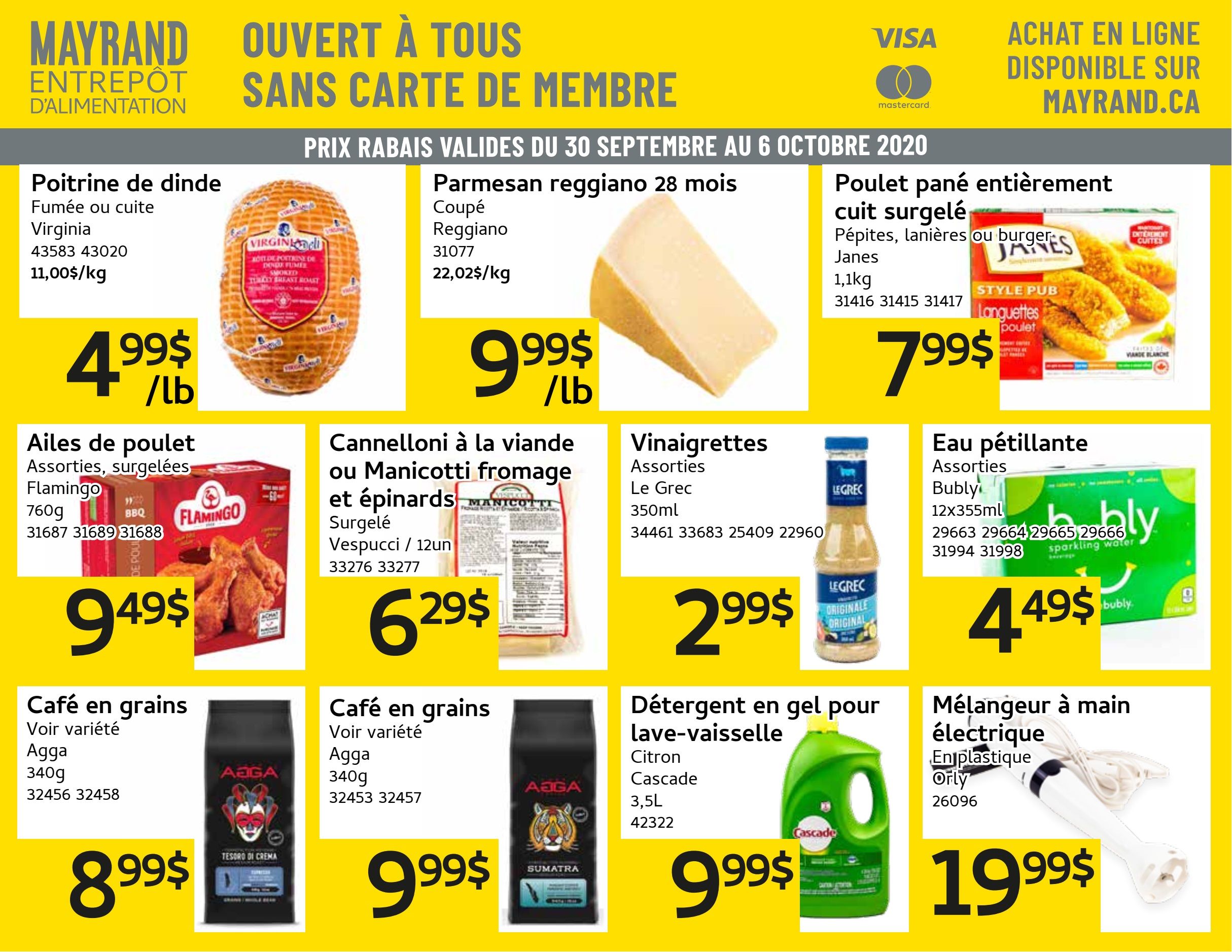 Mayrand Flyer September 30 to October 6