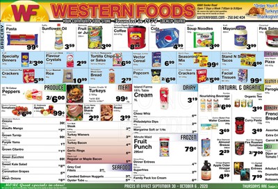 Western Foods Flyer September 30 to October 6