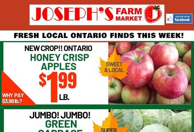 Joseph's Farm Market Flyer September 30 to October 5
