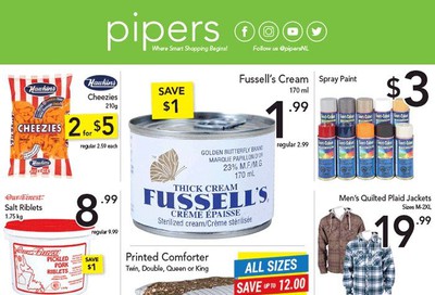Pipers Superstore Flyer October 1 to 7