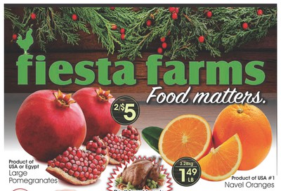 Fiesta Farms Flyer December 6 to 12