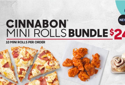 Pizza Hut Canada Promotions: Cinnabon Mini Rolls Bundle for Limited Time