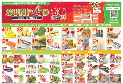 Sunfood Supermarket Flyer December 6 to 12