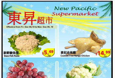 New Pacific Supermarket Flyer December 6 to 9