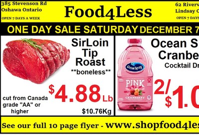 Food 4 Less Flyer December 6 to 12