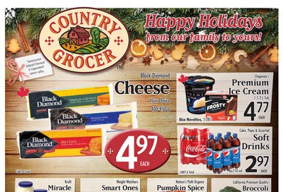 Country Grocer Flyer December 6 to 12