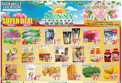 Sunny Foodmart (Don Mills) Flyer December 6 to 12