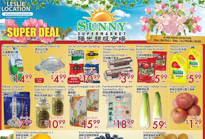 Sunny Supermarket (Leslie) Flyer December 6 to 12