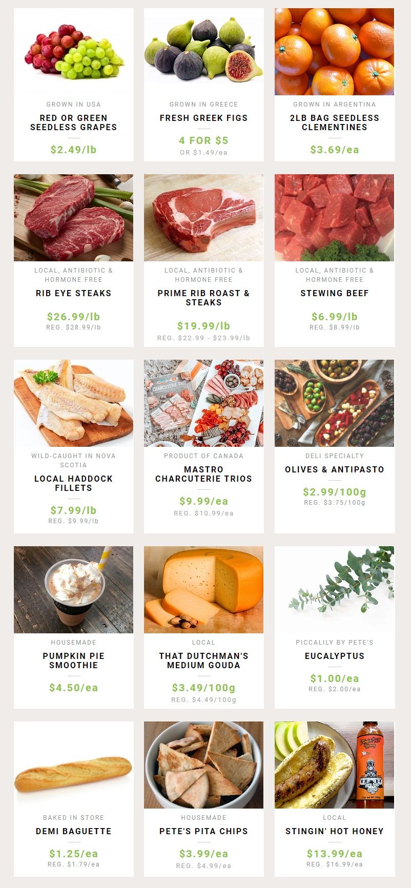Pete's Fine Foods Flyer October 1 to 7