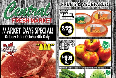 Central Fresh Market Flyer October 1 to 8