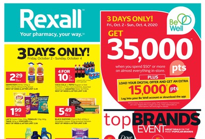 Rexall (West) Flyer October 2 to 8