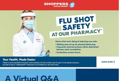 Shoppers Drug Mart (Atlantic) Flyer October 3 to 8