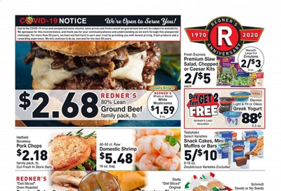 Redner's Markets Weekly Ad Flyer October 1 to October 7