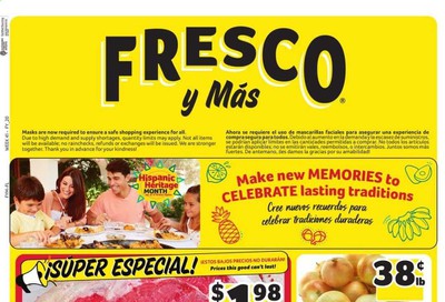 Fresco y Más Weekly Ad Flyer September 30 to October 6