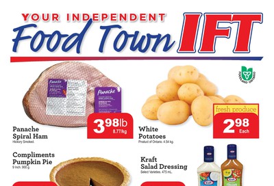 IFT Independent Food Town Flyer October 2 to 8