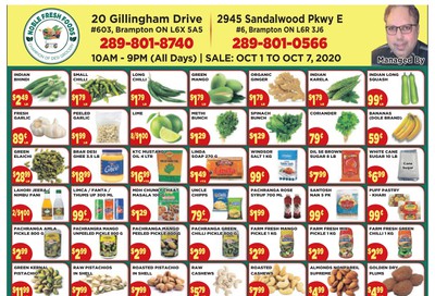 Noble Fresh Foods Flyer October 1 to 7
