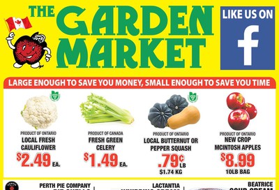The Garden Market Flyer October 2 to 8