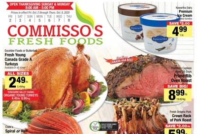 Commisso's Fresh Foods Flyer October 2 to 8