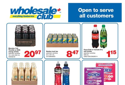 Wholesale Club Flyer October 1 to 21