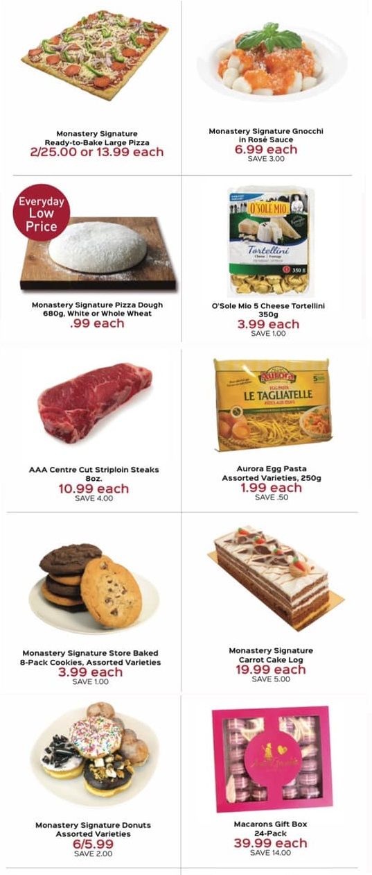 Monastery Bakery Flyer September 30 to October 7