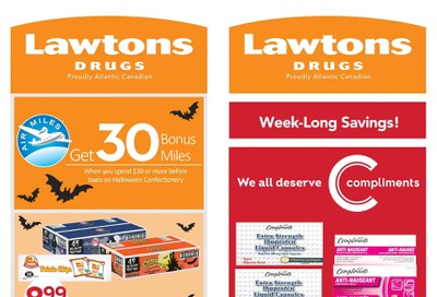 Lawtons Drugs Flyer October 2 to 8