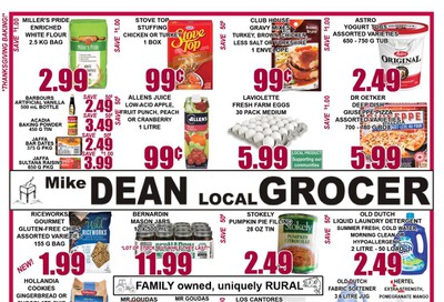 Mike Dean's Super Food Stores Flyer October 2 to 8