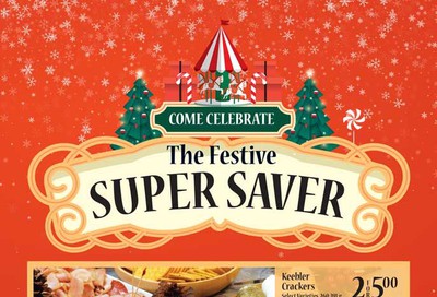 AG Foods The Festive Super Saver Flyer November 24 to December 28