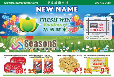 Seasons Food Mart (Brampton) Flyer October 2 to 8