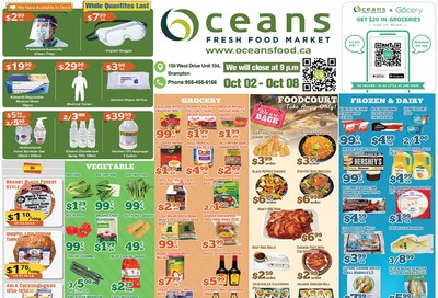 Oceans Fresh Food Market (Brampton) Flyer October 2 to 8