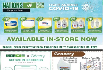 Nations Fresh Foods (Vaughan) Flyer October 2 to 8