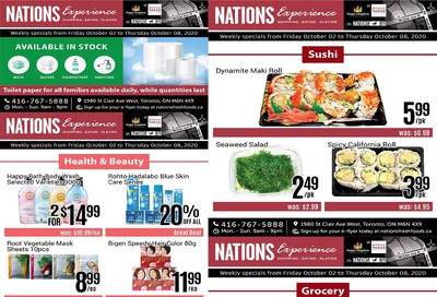 Nations Fresh Foods (Toronto) Flyer October 2 to 8