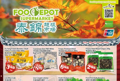 Food Depot Supermarket Flyer October 2 to 8