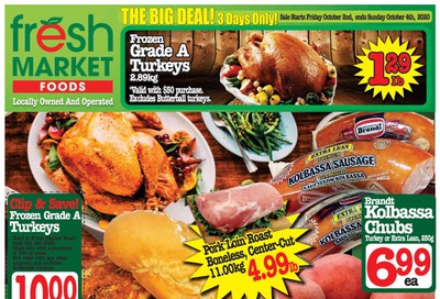 Fresh Market Foods Flyer October 2 to 8