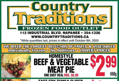 Country Traditions Flyer October 1 to 8