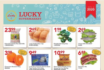 Lucky Supermarket (Edmonton) Flyer October 2 to 8