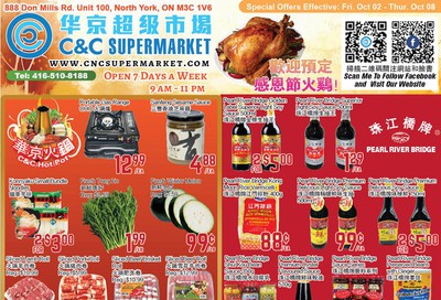 C&C Supermarket Flyer October 2 to 8