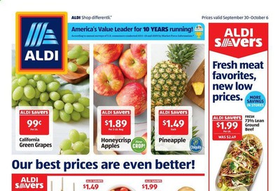 ALDI (IL, IN, MO, NJ) Weekly Ad Flyer September 30 to October 6