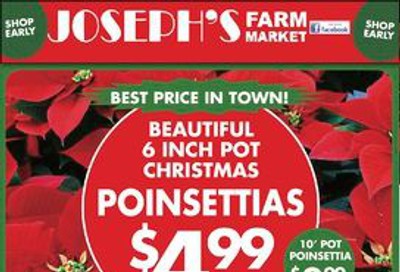 Joseph's Farm Market Flyer December 7 to 9