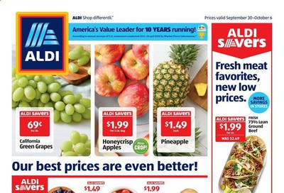 ALDI (AL, GA, IL, MO, NC, SC, TN) Weekly Ad Flyer September 30 to October 6