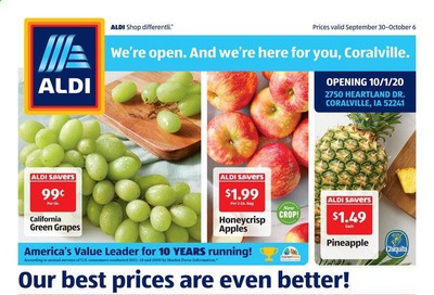 ALDI (IA) Weekly Ad Flyer September 30 to October 6