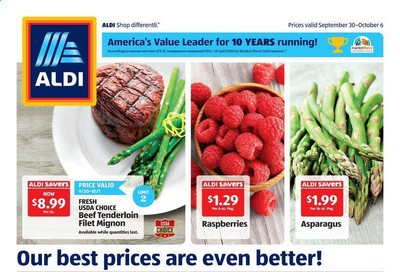 ALDI (CA) Weekly Ad Flyer September 30 to October 6