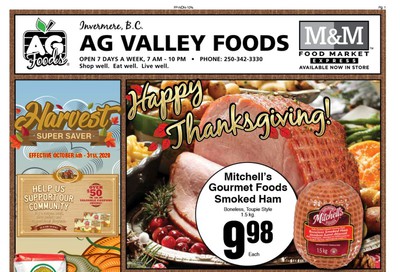 AG Foods Flyer October 2 to 8